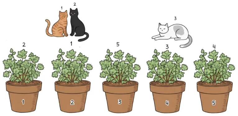 Figure F.1: One possible plant ordering for the first sample test case.